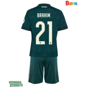 Real Madrid Brahim Diaz #21 Replika Babytøj Udebanesæt Børn 2026-27 Kortærmet (+ Korte bukser)